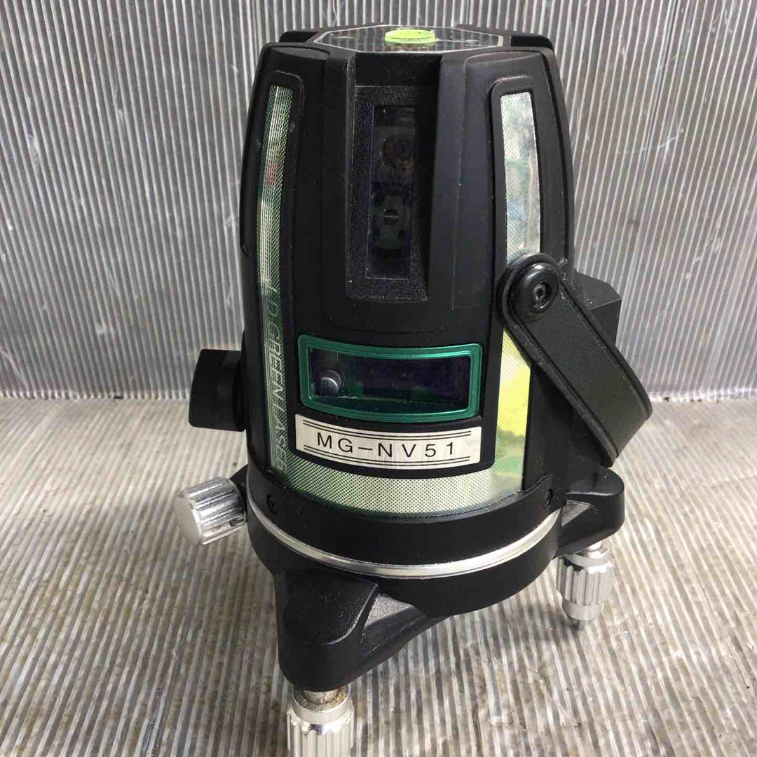 ◇マイト工業(might) 自動追尾 グリーンレーザー墨出し器 MG-NV51【草加店】