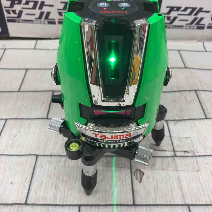 【メーカー校正品！】◇タジマ(Tajima) グリーンレーザー墨出し器  ZERO G ゼロジ― KYR 矩・横・両縦 ZEROG-KYR【所沢店】