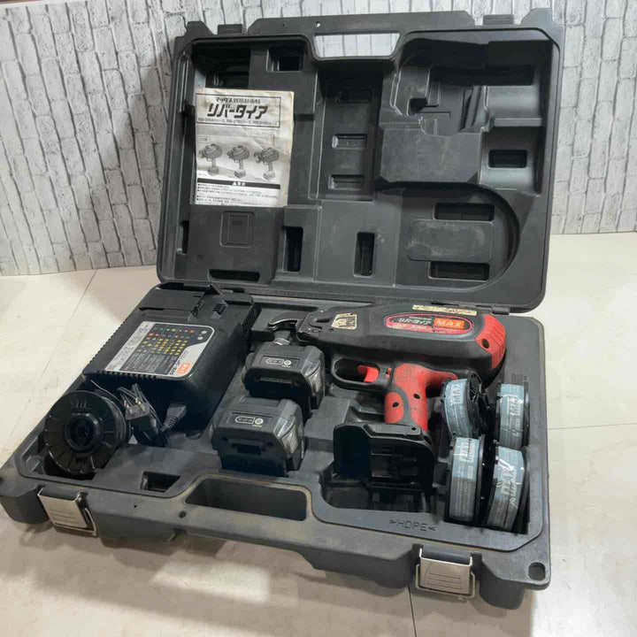 ★マックス(MAX) 鉄筋結束機 リバータイア RB-399A-FB2C  14.4V 動作確認済み【川口店】