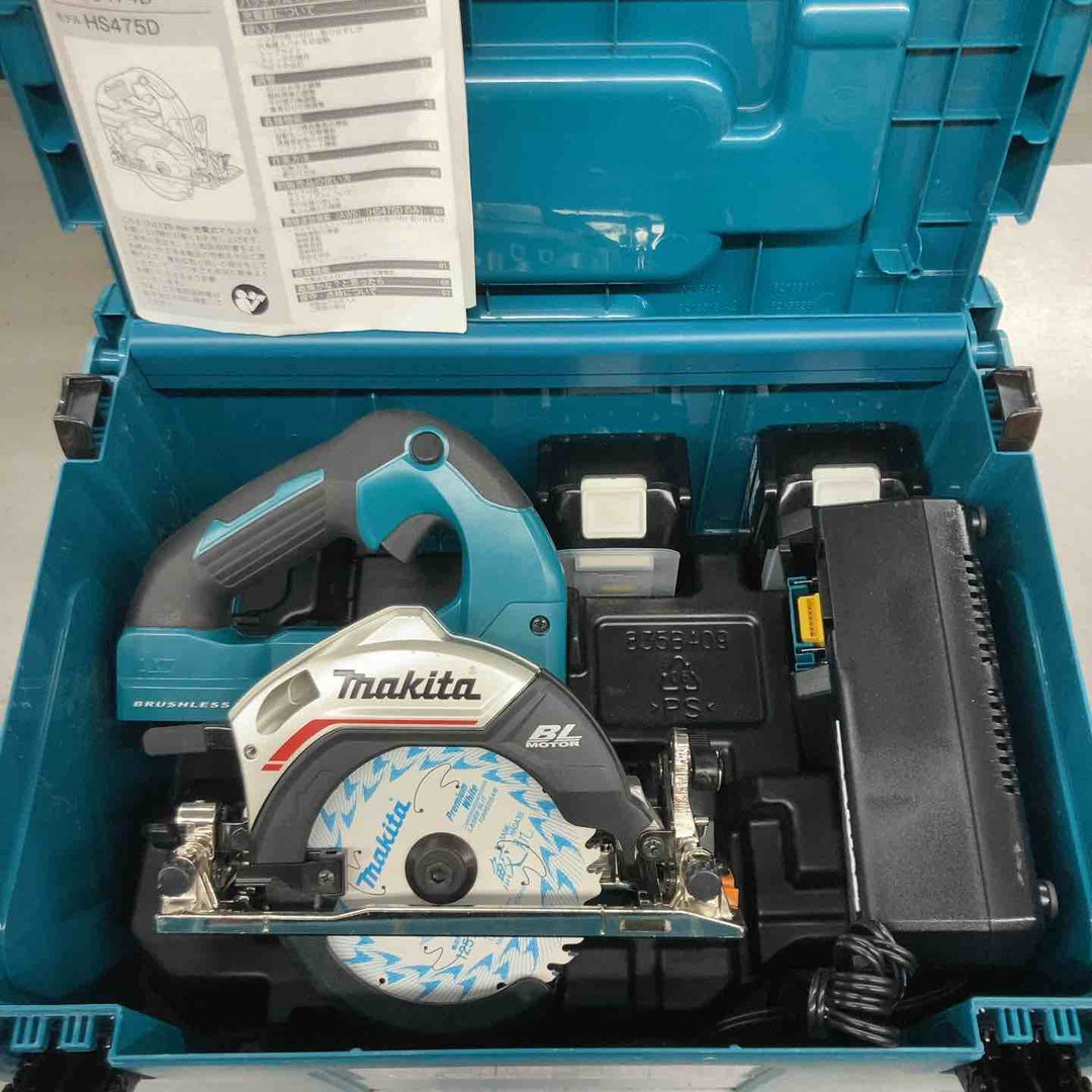 ★マキタ(makita) コードレス丸のこ HS475DRGX【戸田店】