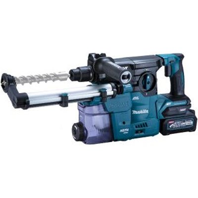 ★マキタ(makita) コードレスハンマドリル HR008GRMXV 集じんシステム・40Vmax4.0Ahバッテリー2個・充電器・ケース付【岩槻店】