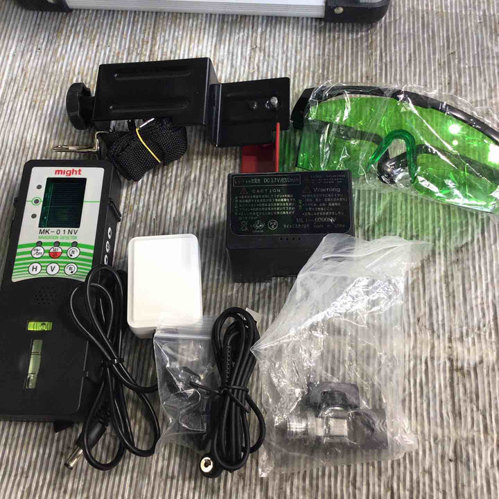 ◇マイト工業(might) 自動追尾 グリーンレーザー墨出し器 MG-NV51【草加店】