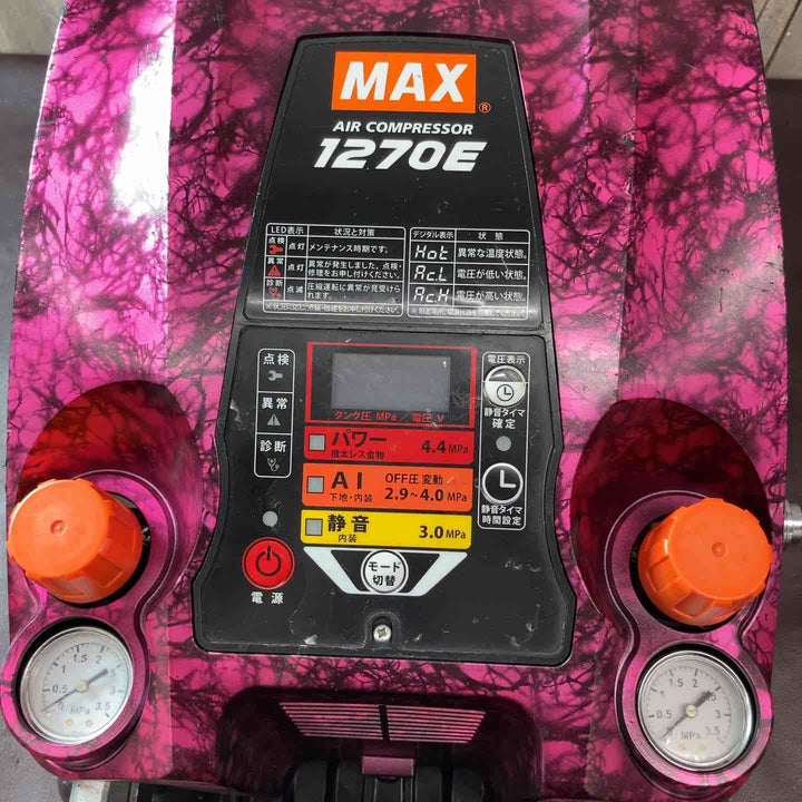 【中古品】 マックス(MAX) エアコンプレッサー AK-HH1270E 限定色：ガイアピンク 【東大和店】