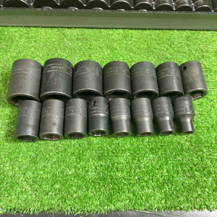 Snap-on スナップオン インパクトシャローソケット15個セット 315IMMYA【藤沢店】