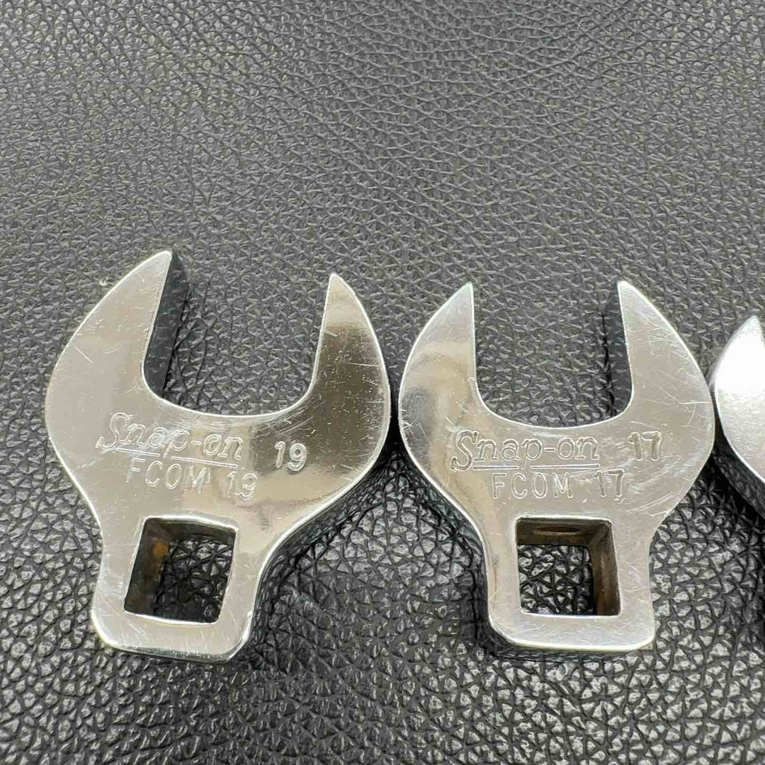 Snap-on スナップオン 3/8クロウフットレンチオープンエンドレンチ FCOM ６個組【八潮店】