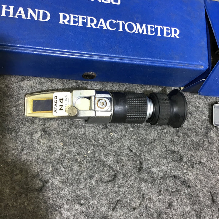 ATAGO　手持ち屈折計　N4　HAND　REFRACTOMETER　２個セット【桶川店】