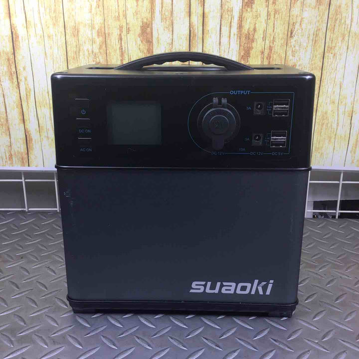 suaoki　ポータブル電源バッテリー　ソーラーパネル付き【川崎店】