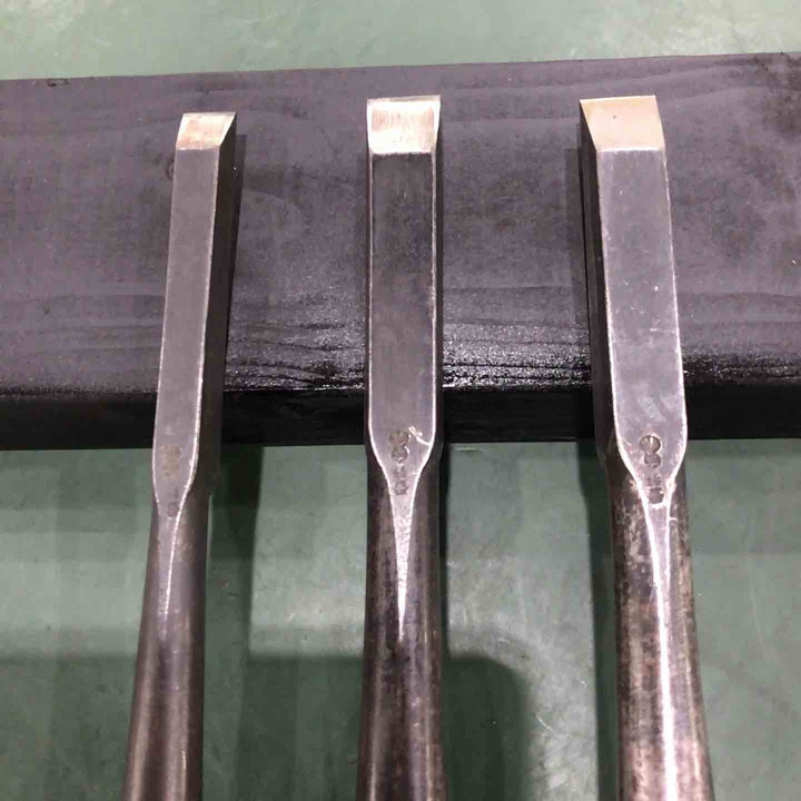 左久作 追い入れ鑿 3本組 収納袋付属 【川口店】