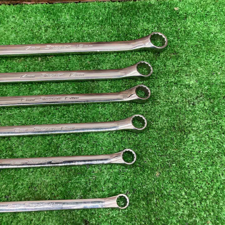スナップオン(Snap-on)オフセットメガネレンチ XBM1719A/1417A/1315A/1214A/1012A/810A/ 6本セット【川越店】