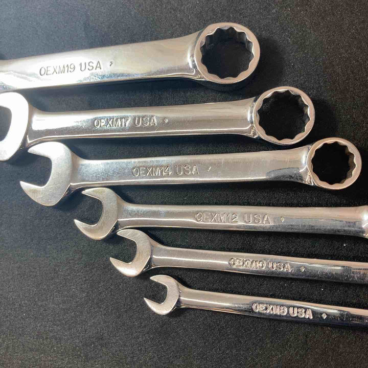 【中古品】 スナップオン(Snap-on) OEXM8～19 ショートコンビネーションレンチ 6本セット 【東大和店】