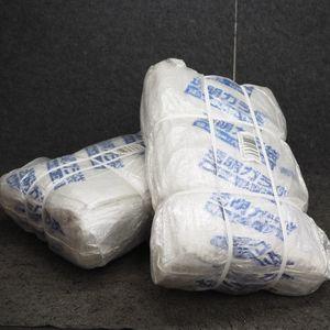 【特価/現状品】透明ガラ袋 ひも付PP 60cm×90cm 25枚×8束×2袋 (計400枚)【草加店】