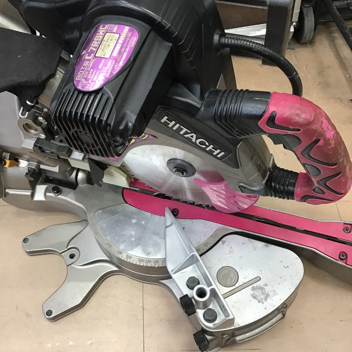 ★ハイコーキ(HIKOKI ※旧:日立工機) 卓上スライド丸のこ C7RSHC【草加店】