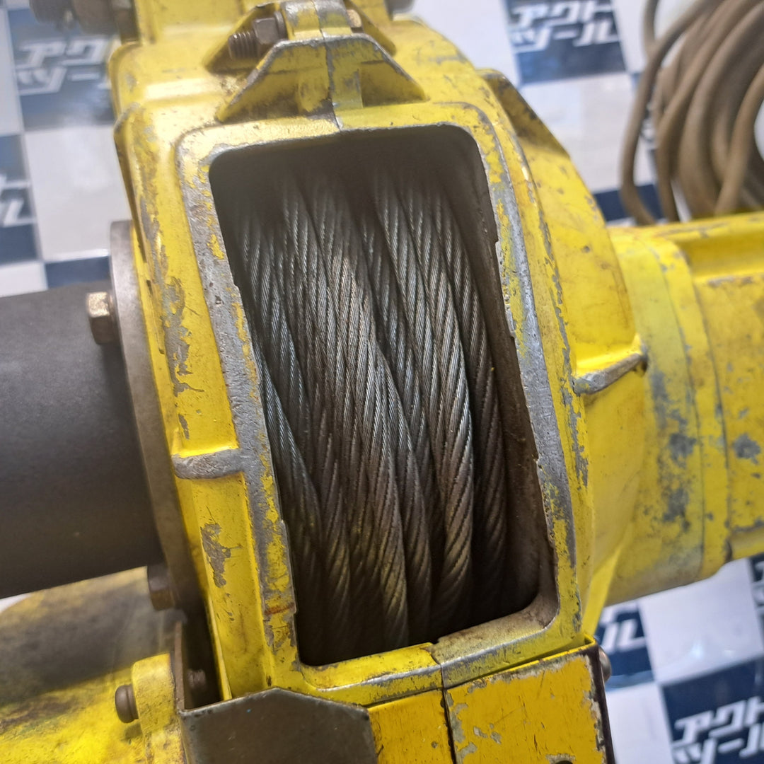 ◇トーヨーコーケン 電動ウインチ(ワイヤー) 微速付ベビーホイスト BH-820T【草加店】