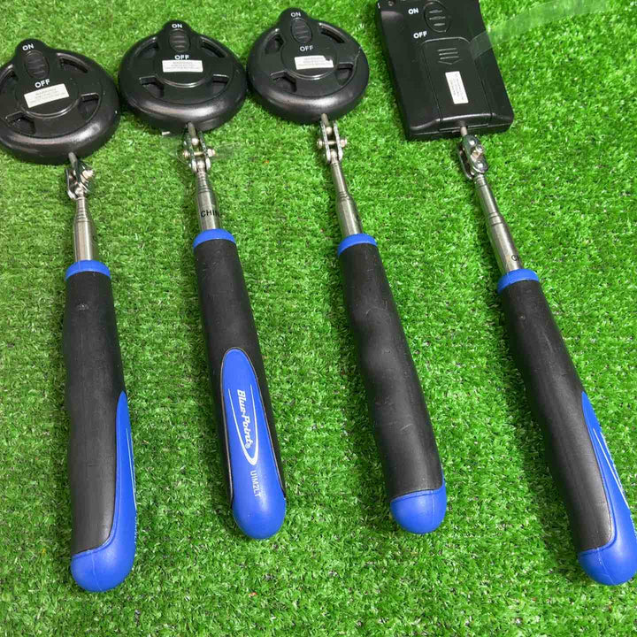 ブルーポイントLEDライト角各ミラーUIM2RSLT、ブルーポイント検査丸ミラーUIM2LT×3 4点セット【藤沢店】