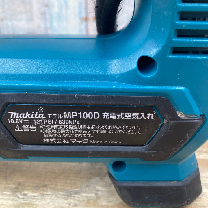 ☆マキタ(makita) 10.8V コードレス空気入れ MP100DSH 充電器欠品【柏店】