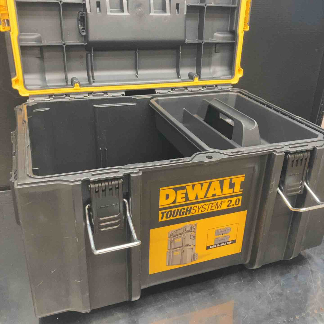 ◇デウォルト(DeWALT) タフシステム2.0 システム収納BOX Mサイズ 工具箱 収納ケース ツールボックス DS300 積み重ね収納 DWST83294-1【川越店】