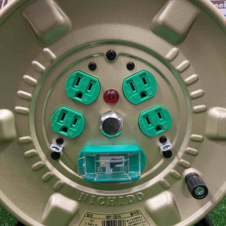 ◇日動工業 NICHIDO コードリール 電工ドラム マジックリール 単相100V NP-EB24F 20M【草加店】