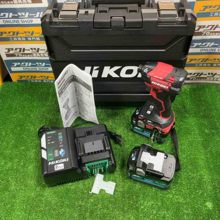 ★ハイコーキ(HIKOKI ※旧:日立工機) コードレスインパクトドライバ スコーピオンレッド WH36DD(2XHRSZ)【草加店】