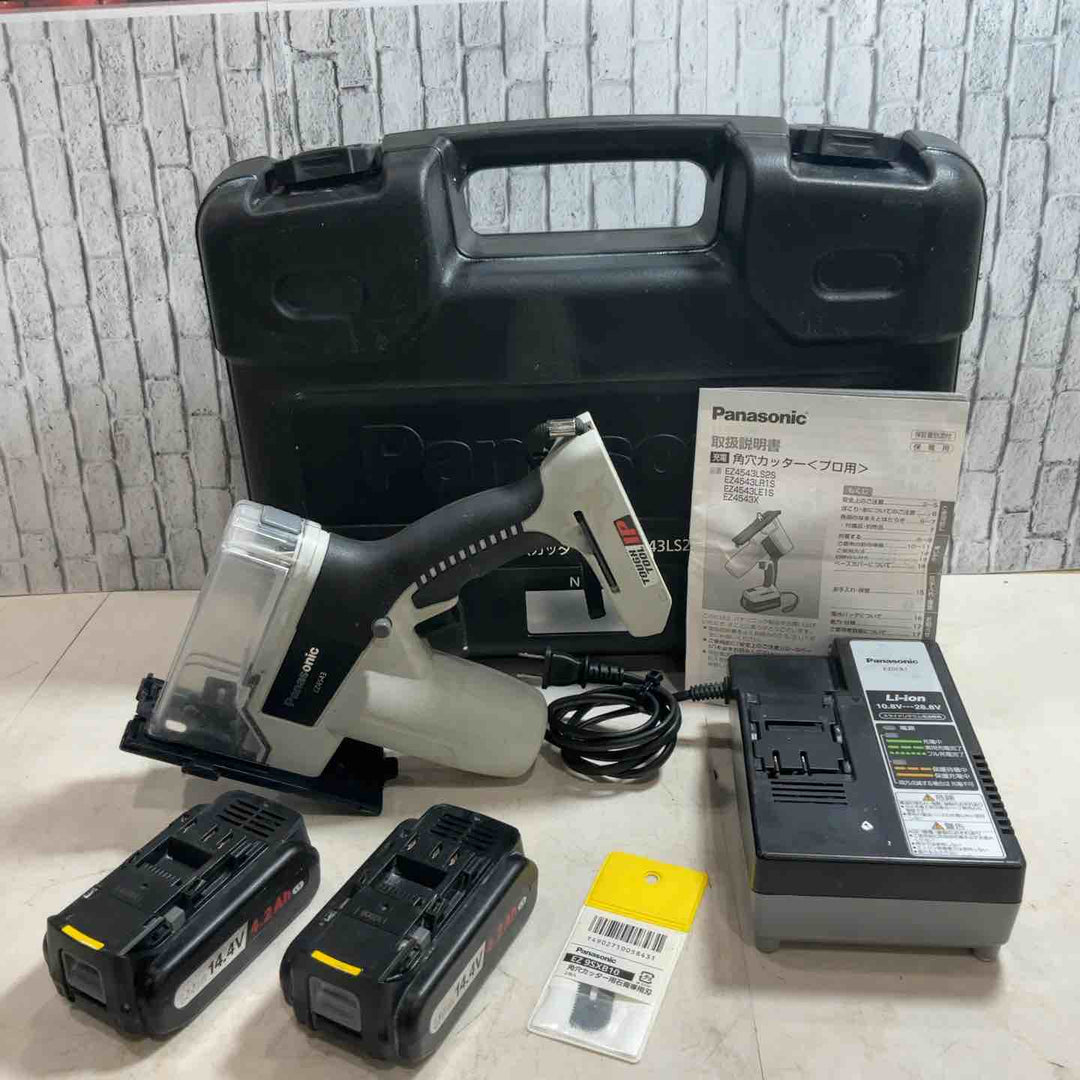 ◇パナソニック(Panasonic) コードレス角穴カッター EZ4543LS2S-B 14.4V 動作確認済み【川口店】