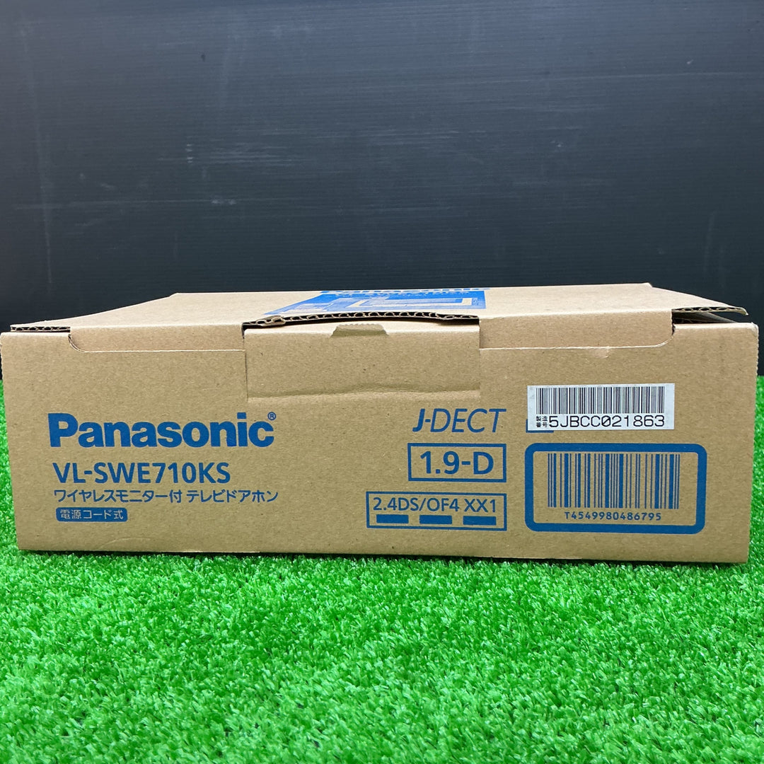 【未使用品】パナソニック テレビドアホン ワイヤレスモニター子機付 VL-SWE710KS【電材館越谷店】