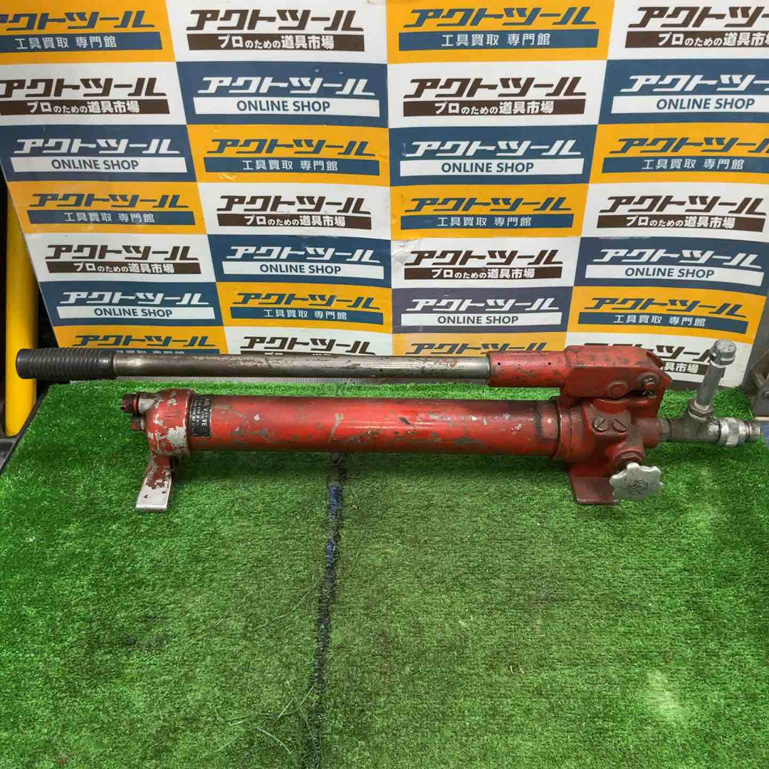 理研 手動油圧ポンプ 型式不明 動作未確認 ★ジャンク品★【草加店】