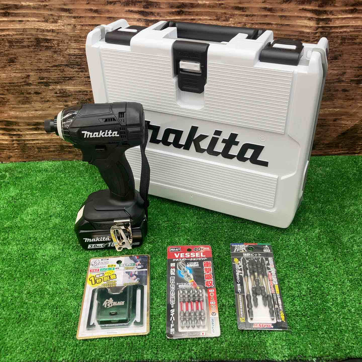 マキタ/makita コードレスインパクトドライバー TD149DRFXB ビット10本 侍BLACK インパクトホルダー(グリーン)セット【川越店】