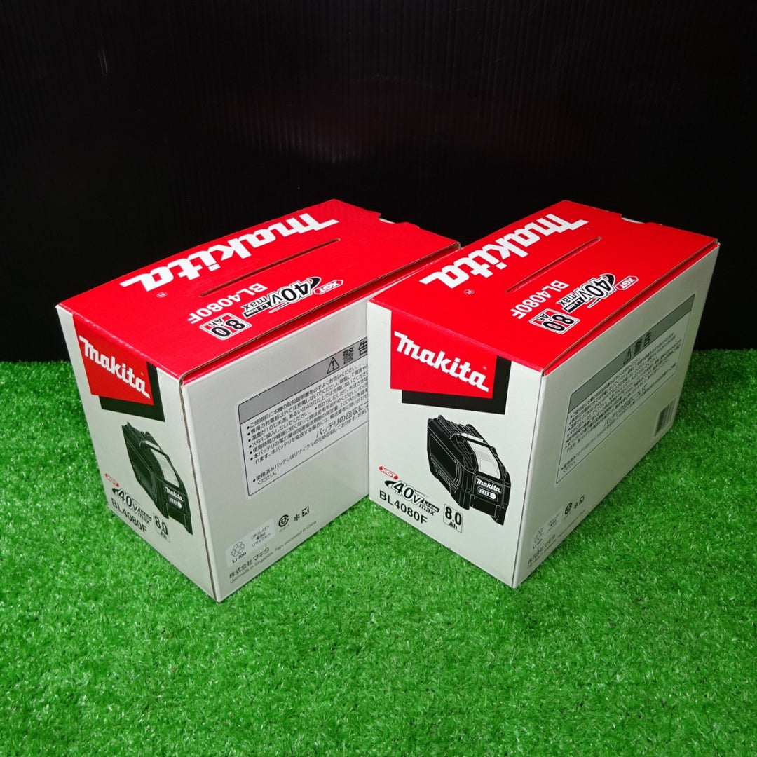 【未使用品】★マキタ(makita) リチウムイオンバッテリー 40Vmax/8.0Ah BL4080F 2個セット①【岩槻店】