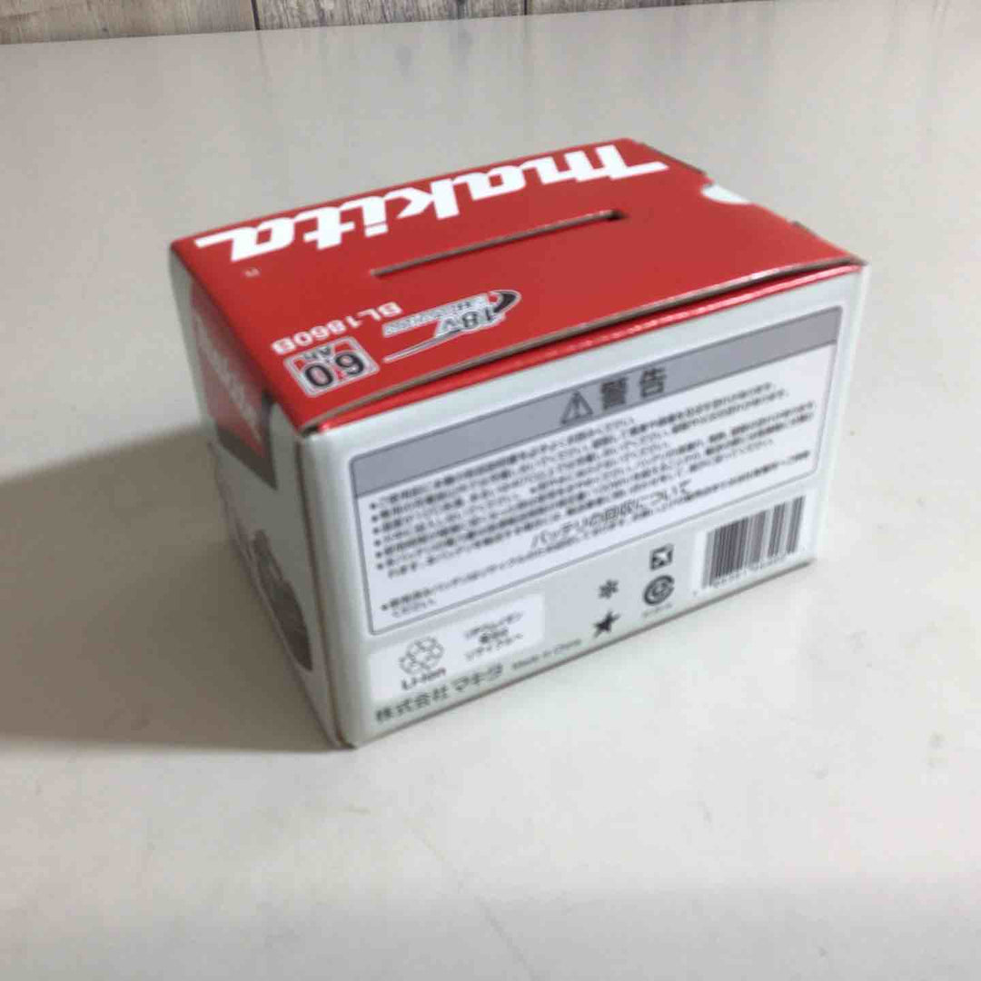【未使用品】★マキタ(makita) リチウムイオンバッテリー 18V/6.0Ah BL1860B【戸田店】