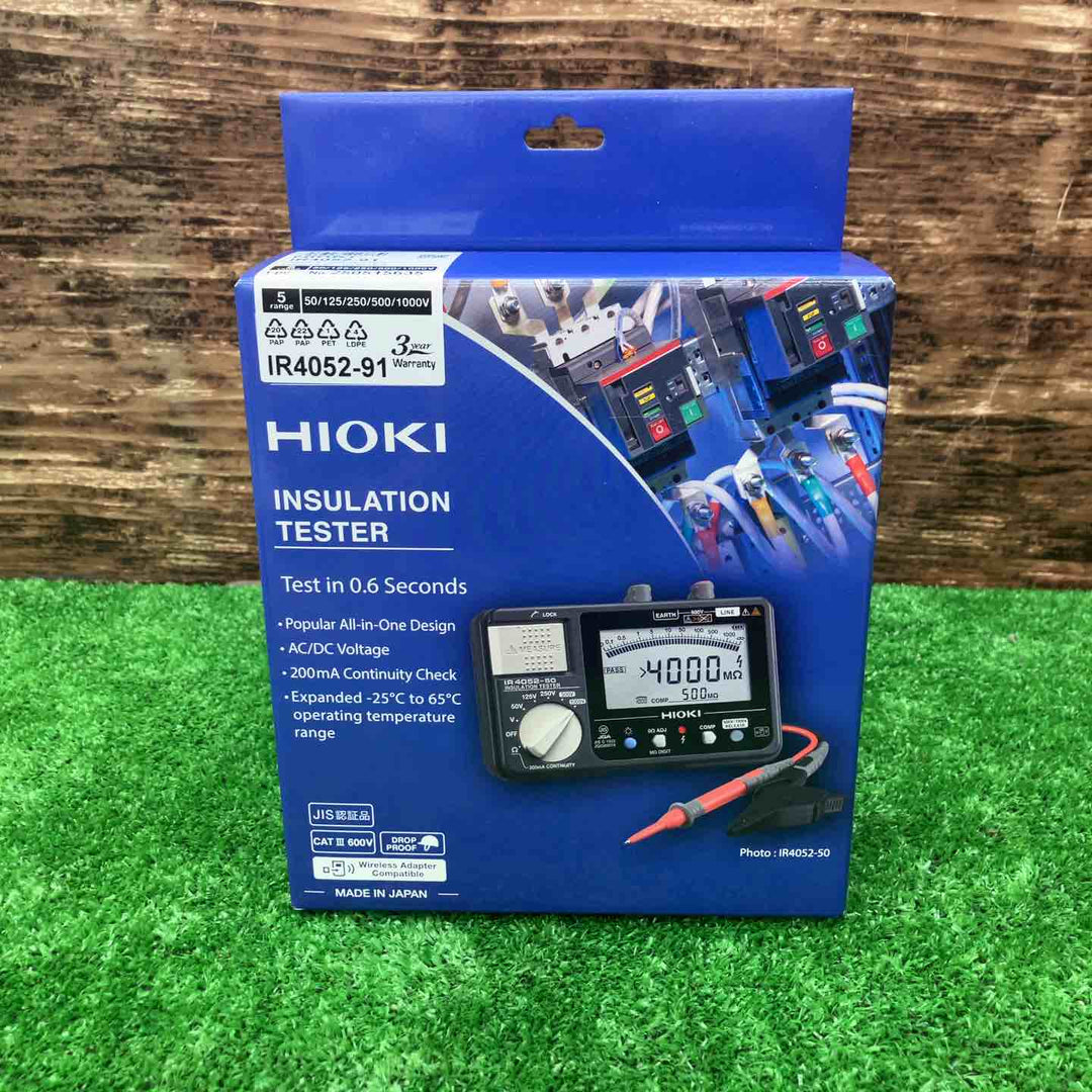 日置電機(HIOKI) 絶縁抵抗計 IR4052-91【川越店】