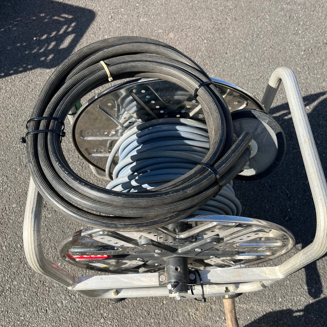 【中古品】丸山 セット動噴 MS154EA 3.5Mpa 最大3.5馬力 吸余水ホース付 アルミフレーム【東大和店】