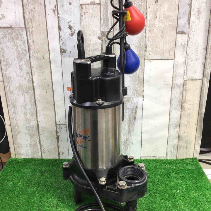 【中古品】 川本製作所 WUO4-505-0.4SL 単相100V 50Hz 強化樹脂製汚水・汚物水中ポンプ(自動型) 口径50mm 0.4kW 【町田店】