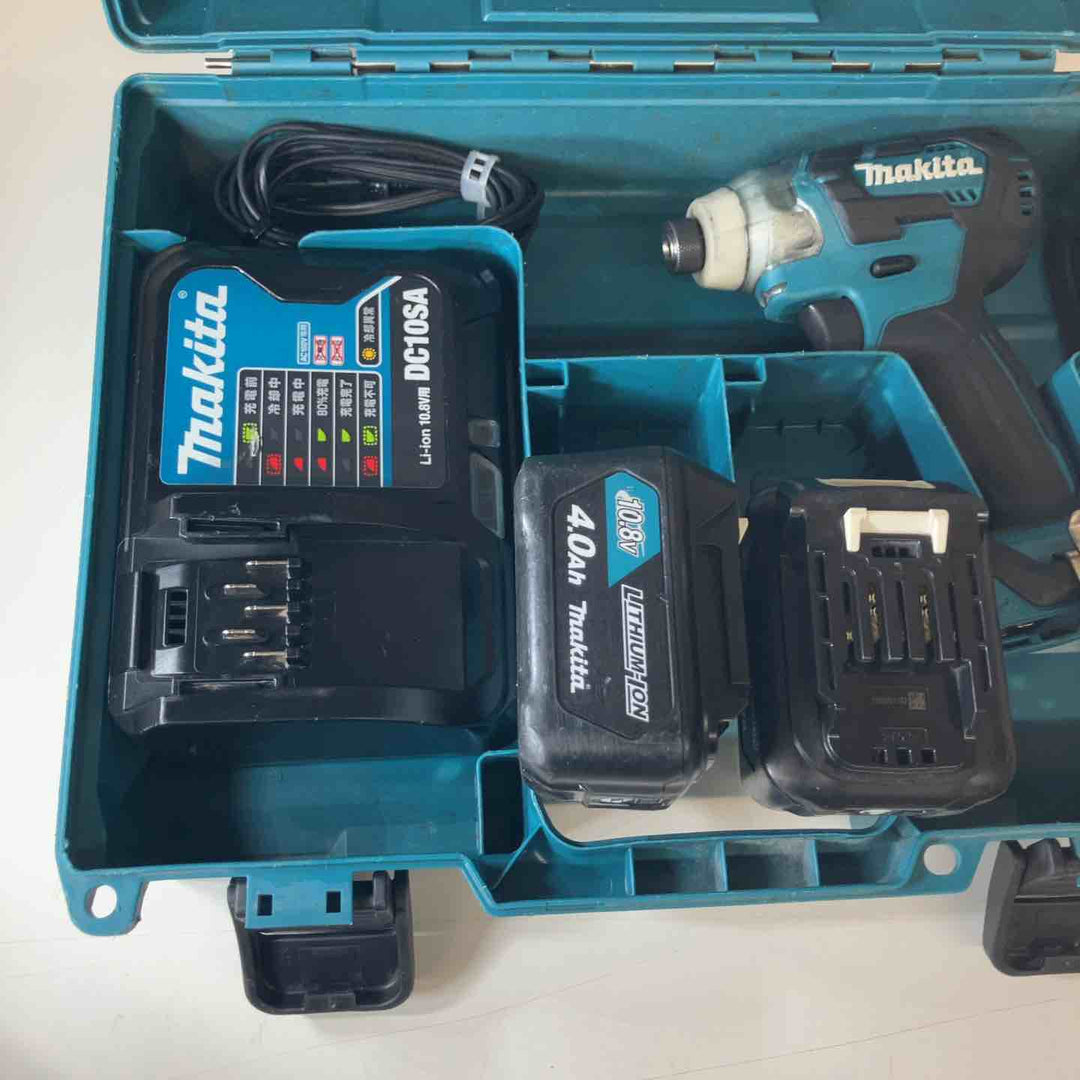 ★マキタ(makita) 10.8V コードレスインパクトドライバー TD111DSMX 純正バッテリ2個付【戸田店】