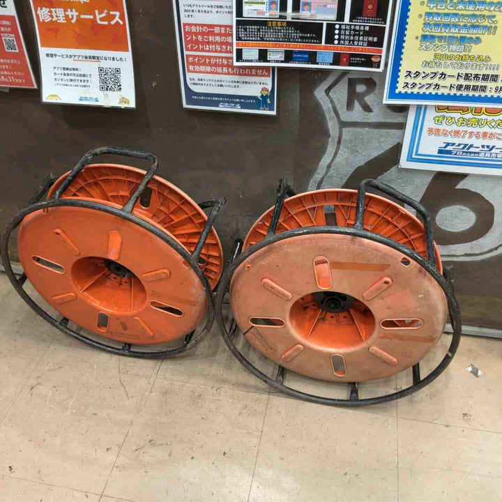 【店頭受取り限定】デンサン エフケーブルリール 2個セット 【草加店】