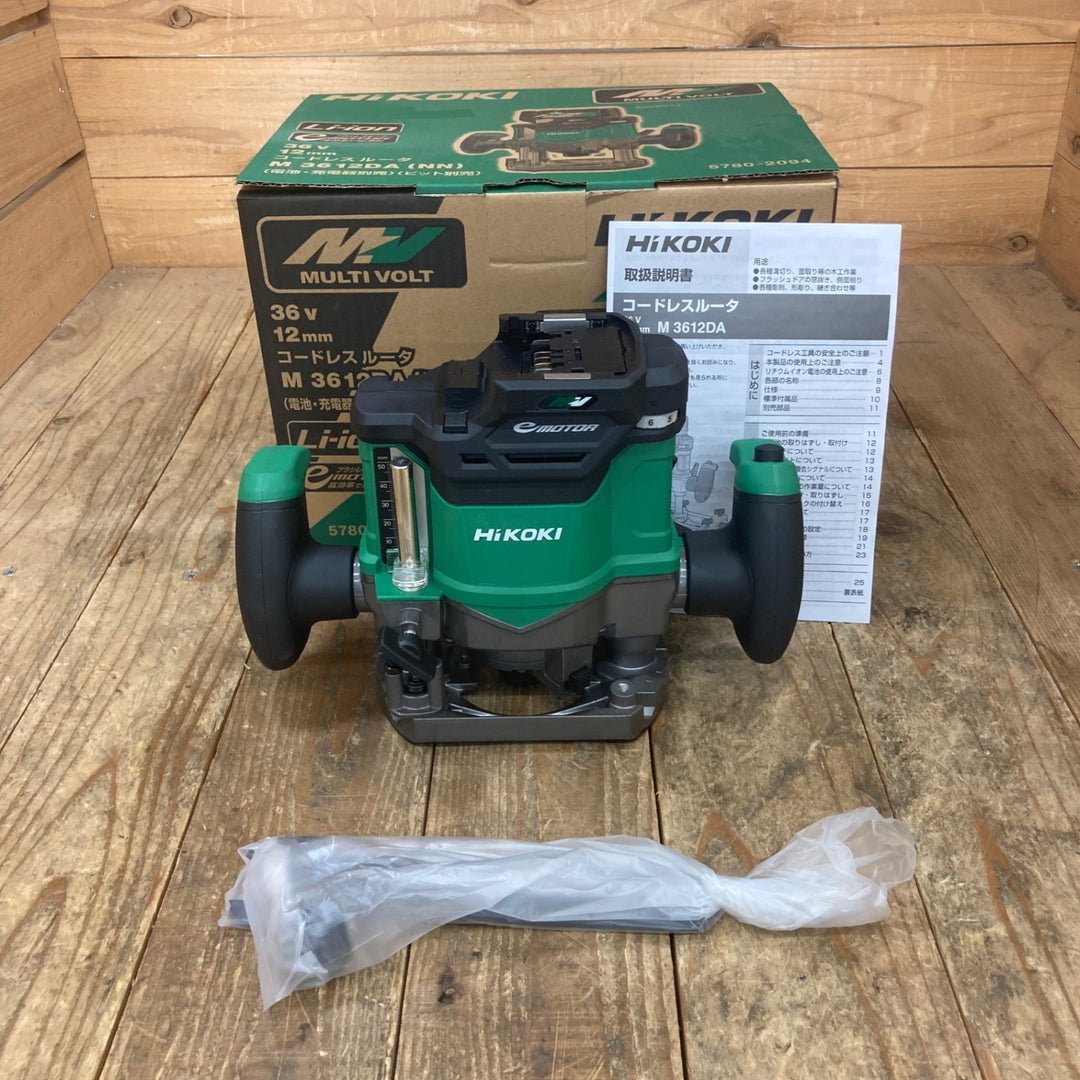 ★ハイコーキ(HIKOKI ※旧:日立工機) コードレスルーター M3612DA(NN)【越谷店】