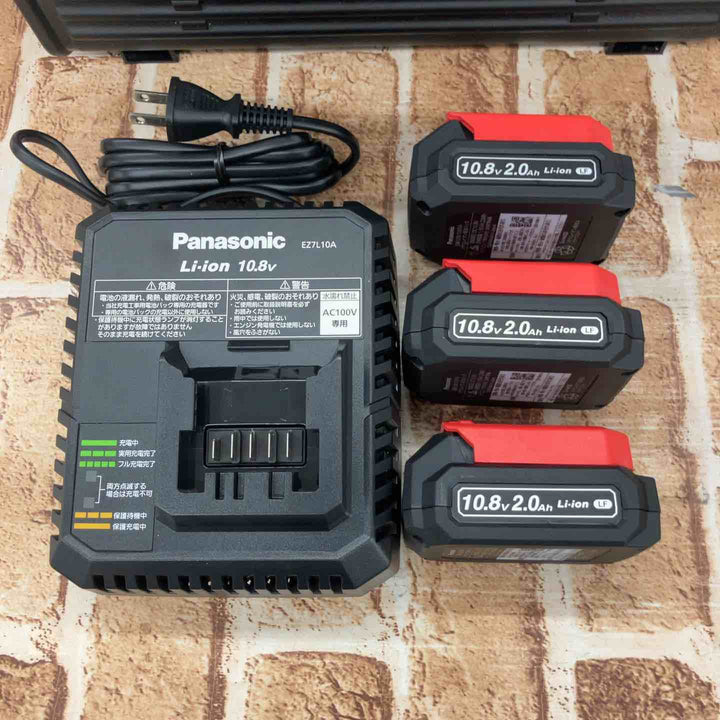 【未使用品】パナソニックEWエンジニアリング 充電インパクトドライバー EZ1P31T1R バッテリー3個限定品【所沢店】
