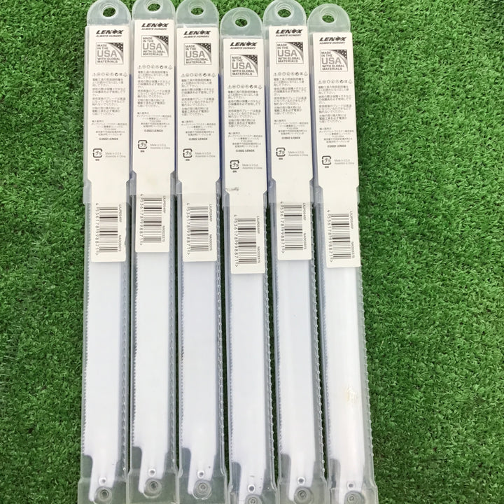 LENOX セーバーソーブレード　LXJP054RP　6枚入×6パック　鉄・ステン用　260mm レシプロソー【桶川店】