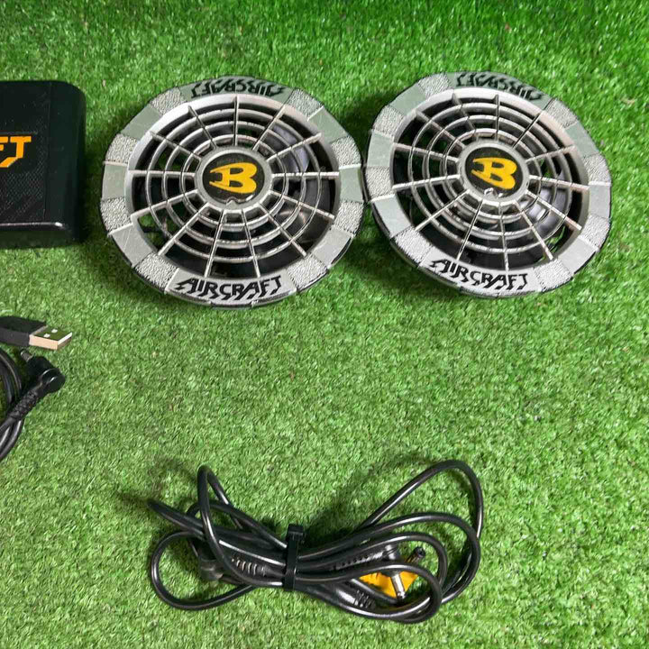◇バートル(BURTLE) 空調服用 ファンセット ＋12v AC230バッテリー エアークラフト【藤沢店】