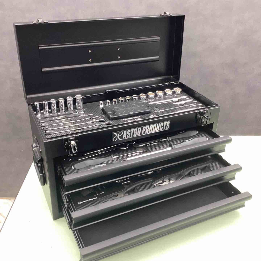 ASTRO PRODUCTS アストロプロダクツ ツールセット マットブラック ミリ (76点組) TS203 【越谷店】