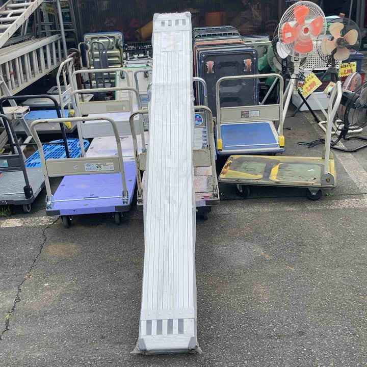 【未使用(店頭展示品)/店頭受取り限定】◇長谷川工業(Hasegawa)スライドステージ 両面使用タイプ SSF1.0-400 (4.00m)【東大和店】