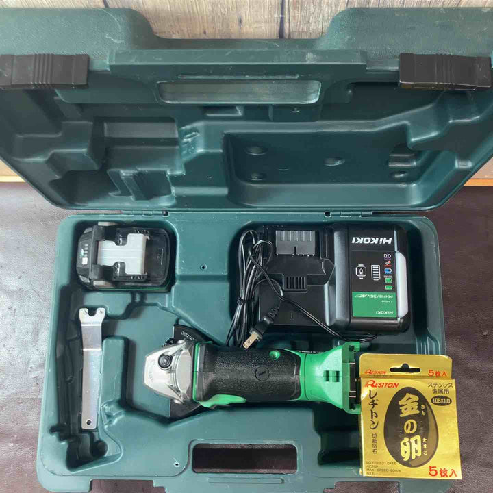 【中古品】 ハイコーキ(HIKOKI ※旧:日立工機) 100mmコードレスディスクグラインダ G18DSL2(XP) 【東大和店】