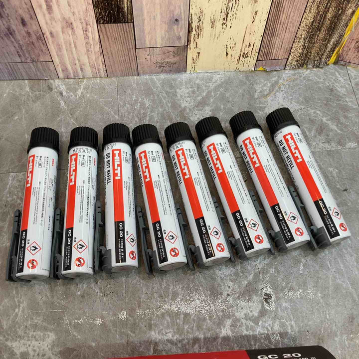 ②◇HILTI/ヒルティ　GX120用 ガス缶 GC20 8本セット 長期保管品【八潮店】