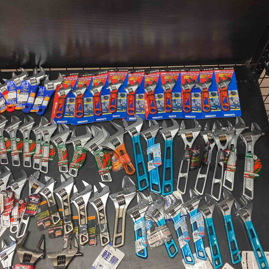 ▼モンキーレンチ80個まとめ売り 格安☆ ロブスター スーパーツール TOP サイズ 複数 軽量 薄型 ショート 様々【川越店】