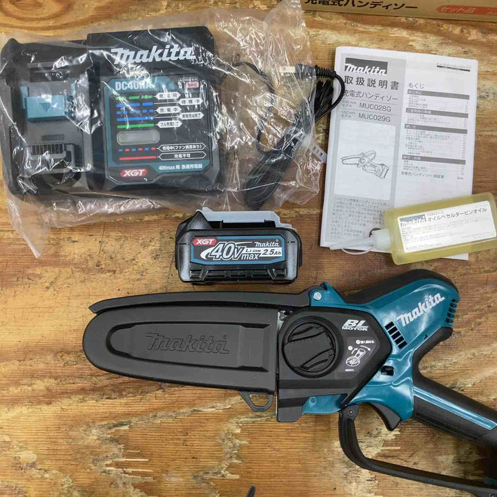 【未使用品】★マキタ makita コードレスチェンソー MUC029GRD 150mm 40V セット【柏店】