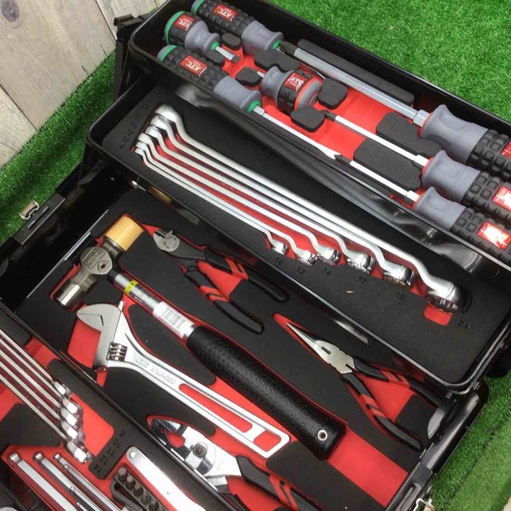 KTC SK35622WZ スタンダードツール 工具セット 9.5sq. 両開きメタルケース 56点【富山店】◆BR