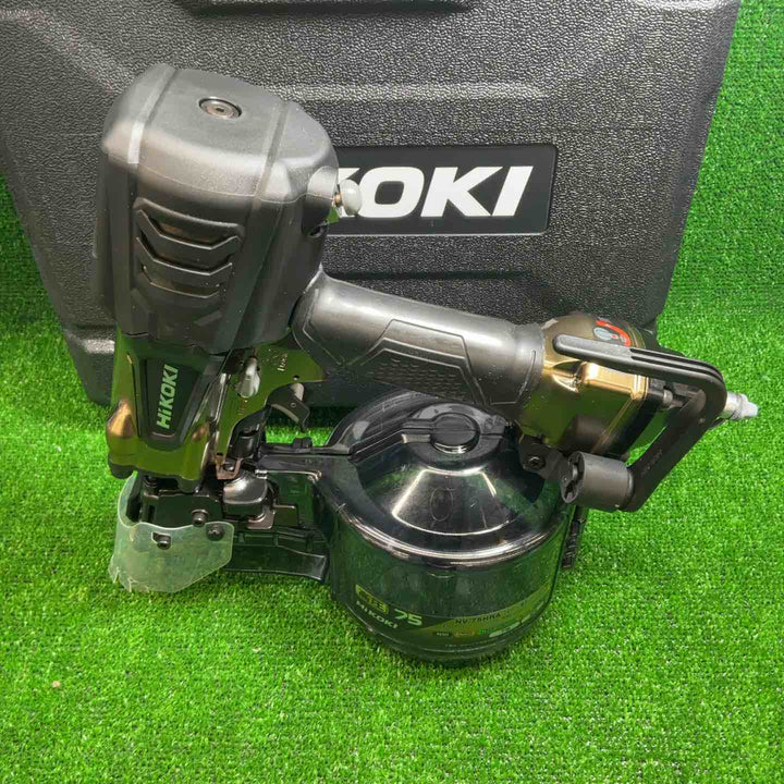 【未使用品】 ハイコーキ(HIKOKI ※旧:日立工機) 高圧エア釘打ち機 NV75HRA(S) 【藤沢店】