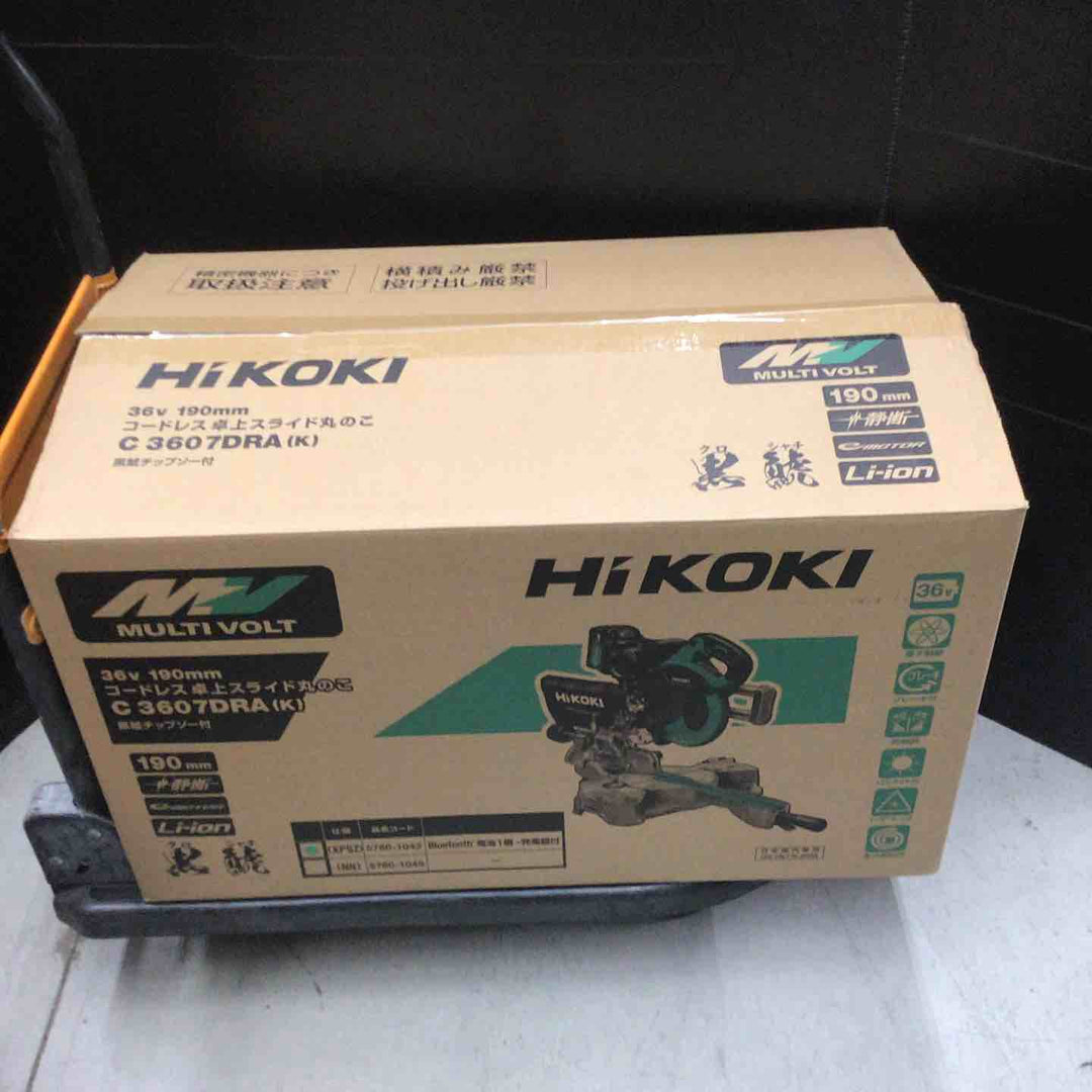 ★ハイコーキ(HIKOKI ※旧:日立工機) コードレス卓上スライド丸ノコ C3607DRA(K)(XPSZ)【戸田店】