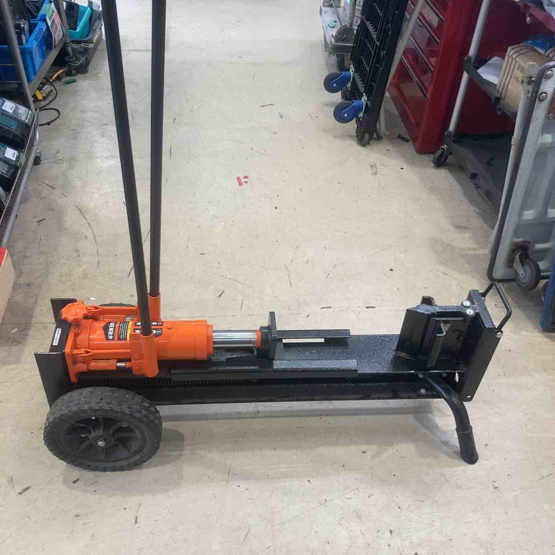 【店頭受取り限定】◇PLOW 手動式薪割り機 MLS12 油圧 手押し式 薪割機【町田店】