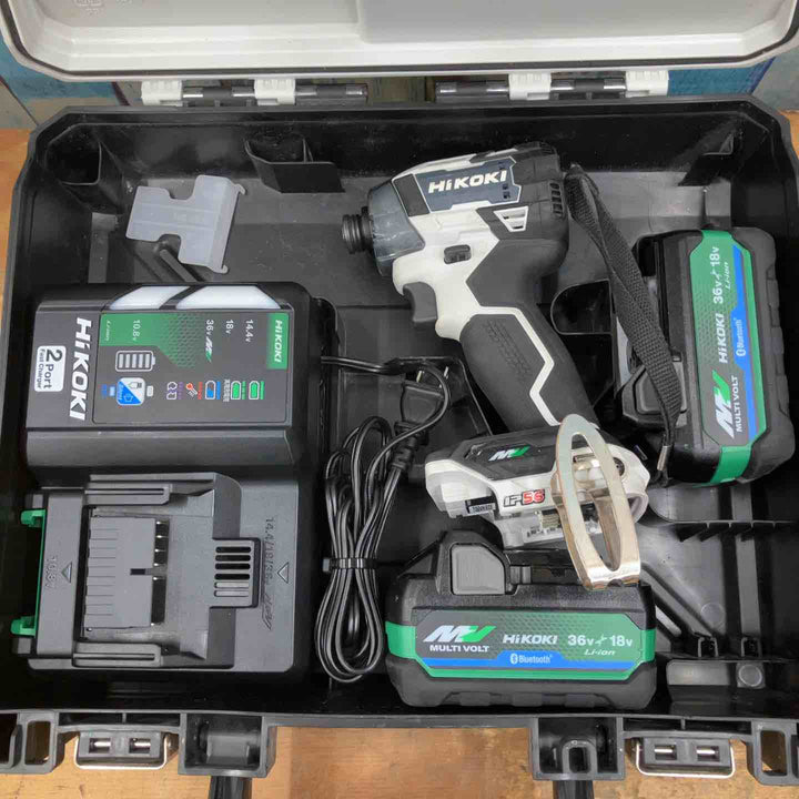 【中古品】★ハイコーキ(HIKOKI ※旧:日立工機) コードレスインパクトドライバー WH36DD(2XHSZ)(FW) 限定色 フロスティホワイト【柏店】