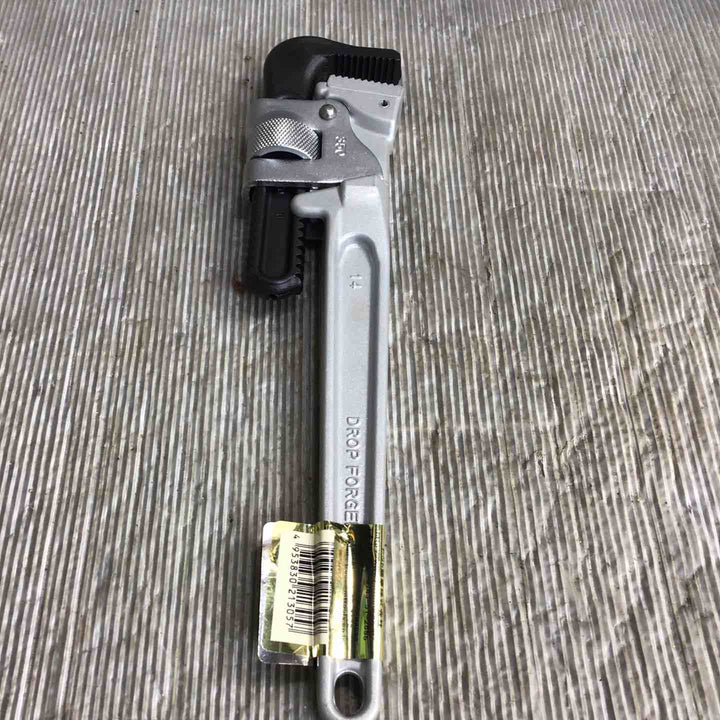HIT 被覆管用ブルーアルミパイプレンチ (J型) 白管兼用型 350mm ALP 350J【草加店】