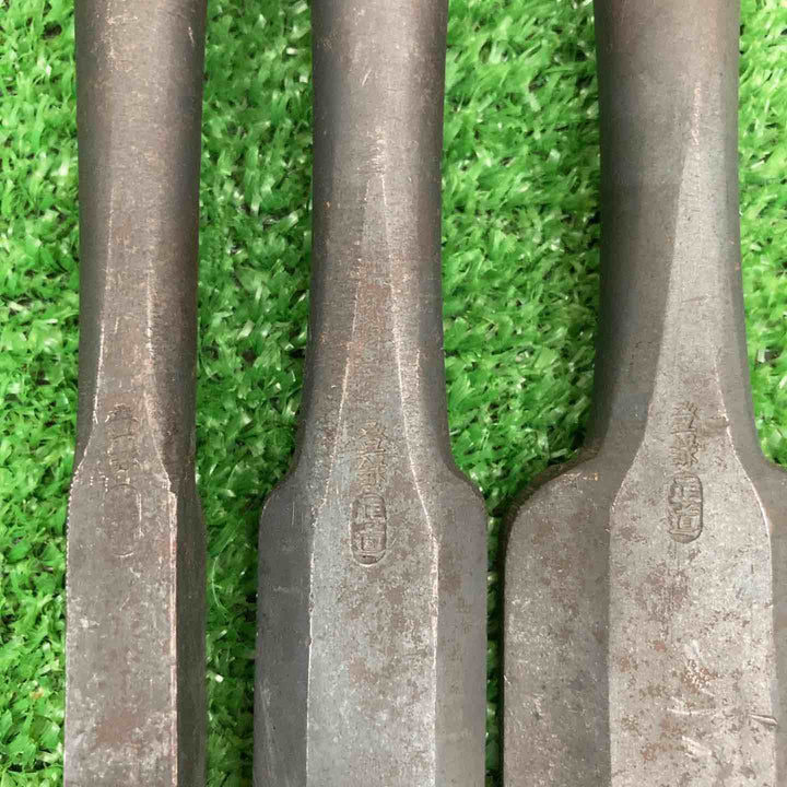 【中古・現状品】 鑿 のみ 銘 正道 約12mm/約24mm/約37mm ＊3本組 【鴻巣店】
